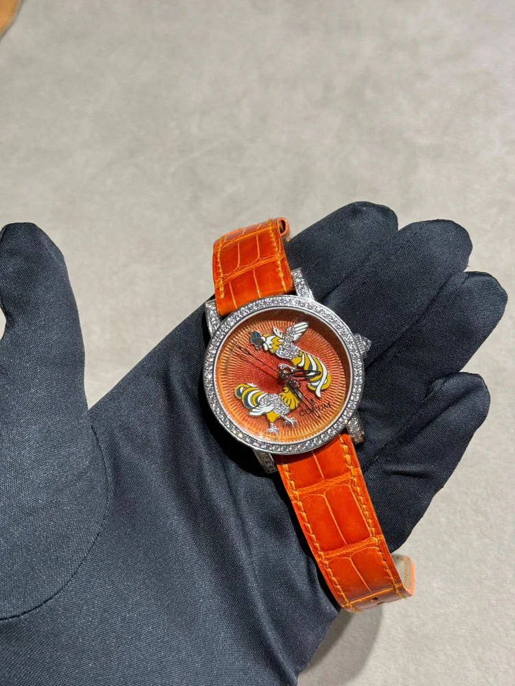 Corum Classique Dancing Roosters Diamonds Piece Unique